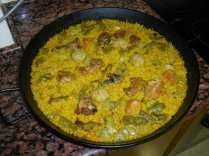 recette de paella de valence